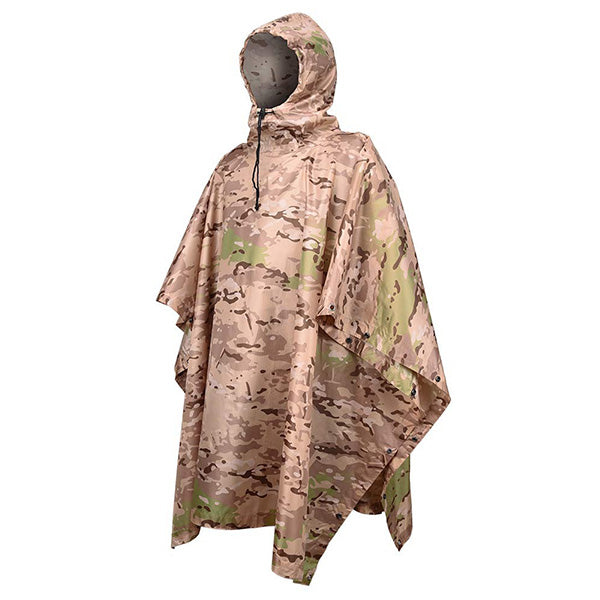 Militär Camouflage Öken Poncho