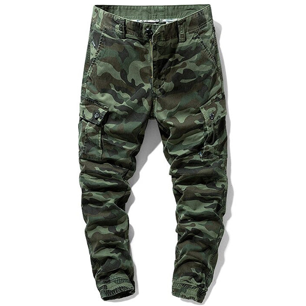 Męskie wojskowe spodnie w kamuflażu