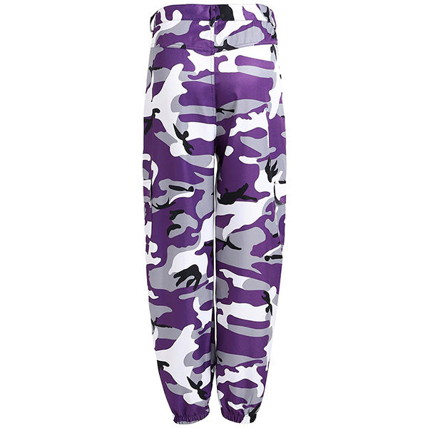 Fioletowe spodnie wojskowe dla kobiet