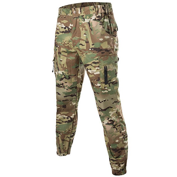Męskie spodnie wojskowe w stylu MultiCam