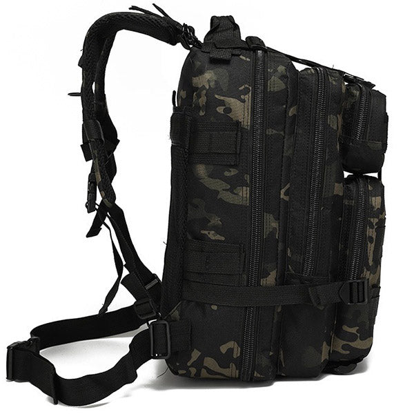 Czarny plecak wojskowy Camo