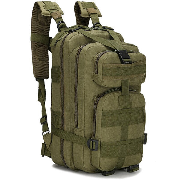 Zielony plecak wojskowy