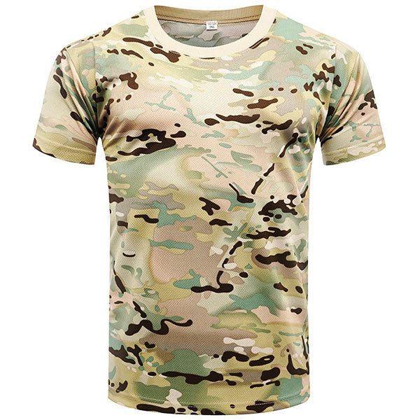 Wojskowa koszulka w kamuflażu MultiCam