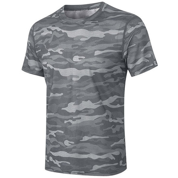 Wojskowa koszulka sportowa w kamuflażu