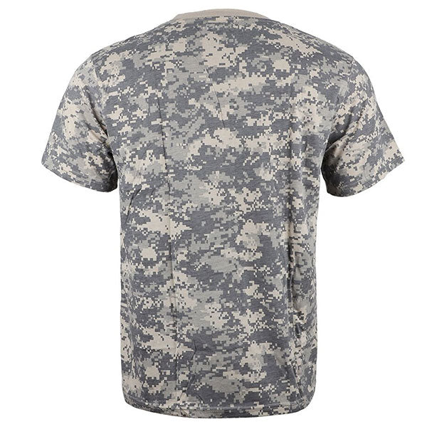 Koszulka wojskowa w szarym kamuflażu cyfrowym