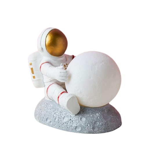 Statuetta astronauta della luna