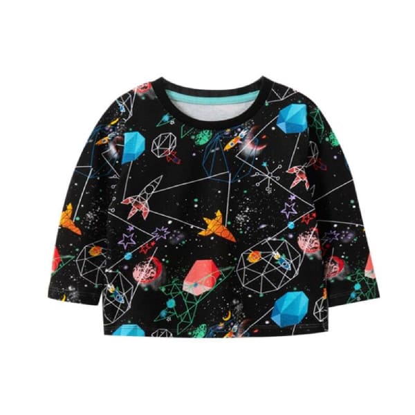 Galaktisches Astronauten-Katzen-T-Shirt