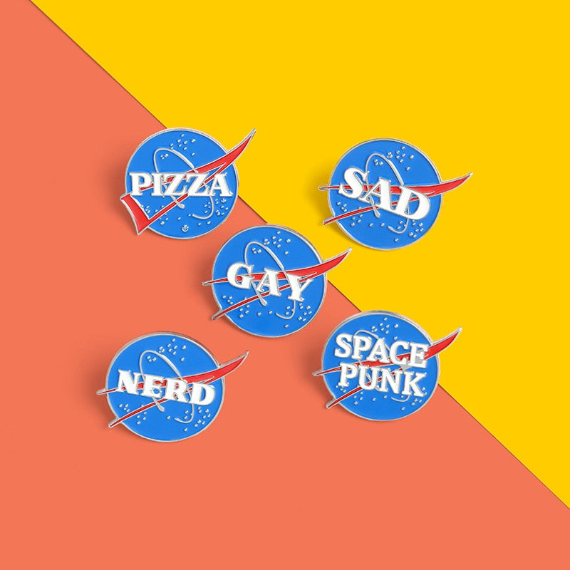 Nasa Humor Pin (Pack)