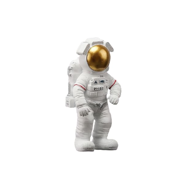 Statuetta di astronauta in resina