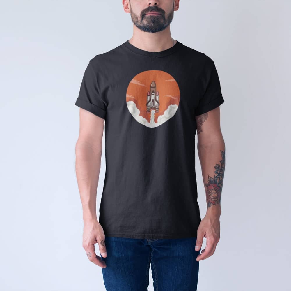 T-Shirt Rakete Space Shuttle