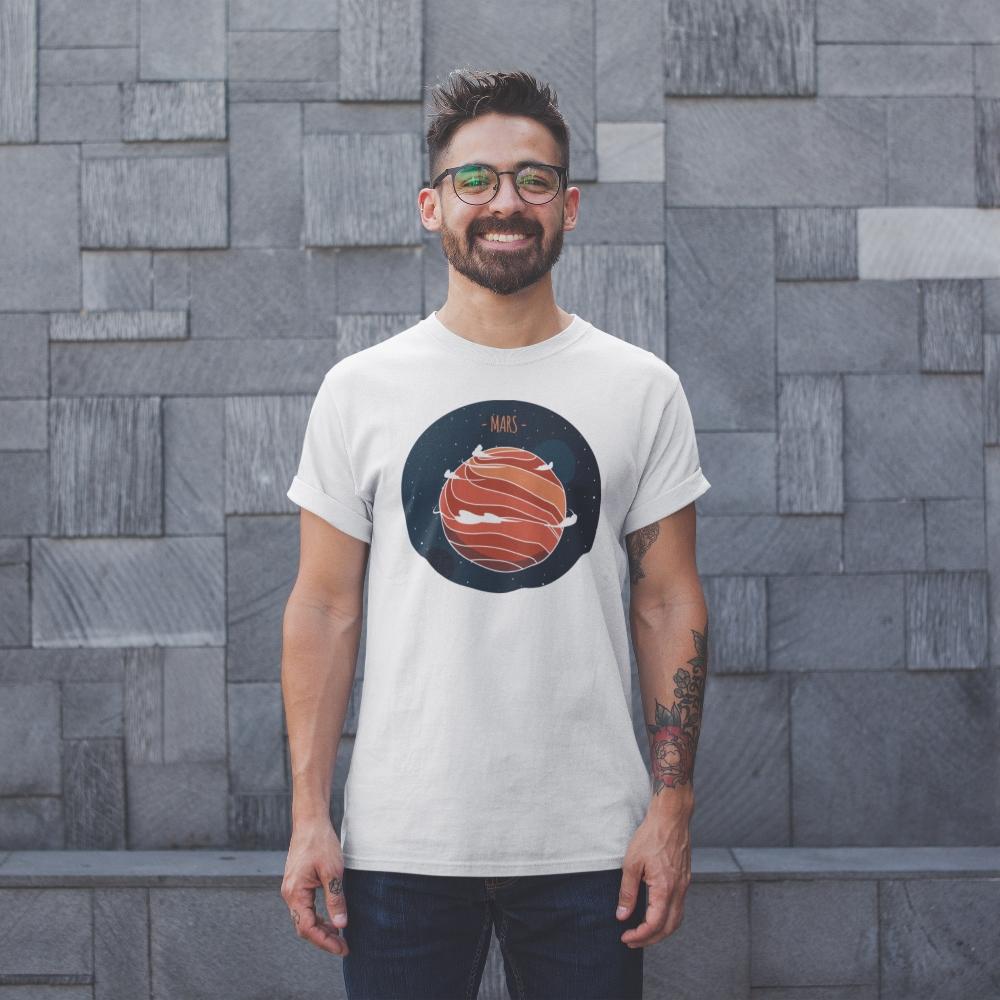 T-Shirt Weltraumrakete