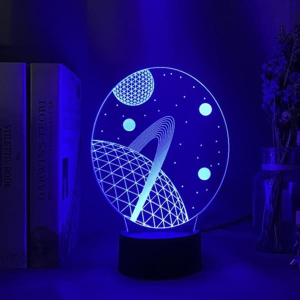 3d-Lampe Planet