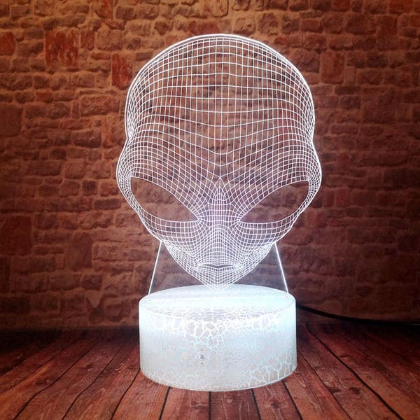 Led-Alien-Lampe