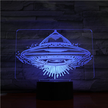 3d UFO lamppu