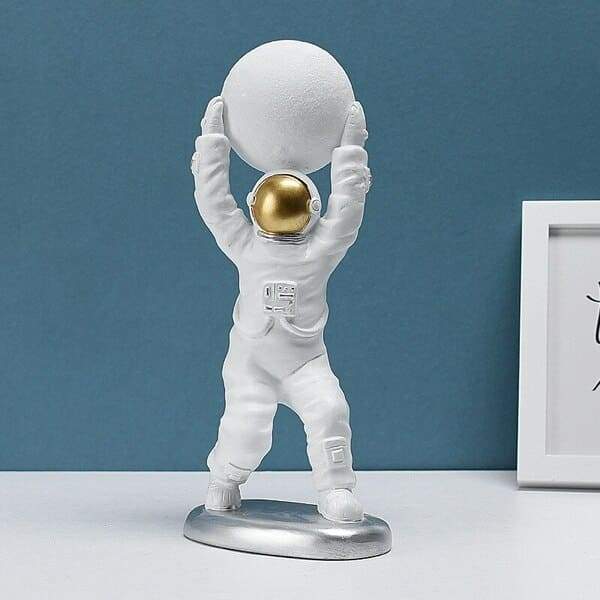 Lampada a led con statuetta dell'astronauta