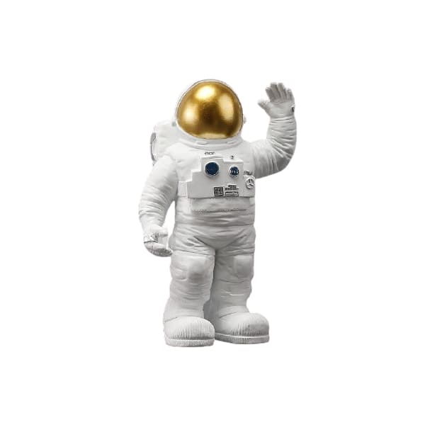 Grande statuetta di astronauta