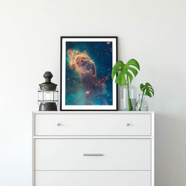 Poster nasa vintage saturno