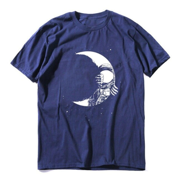 Astronauten-T-Shirt Schädel