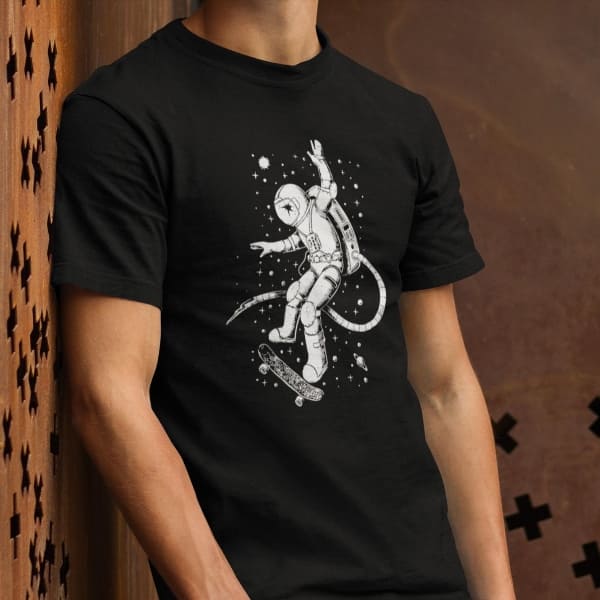 Avslappnad astronaut T-shirt