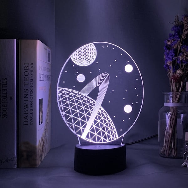 3d-Lampe Planet