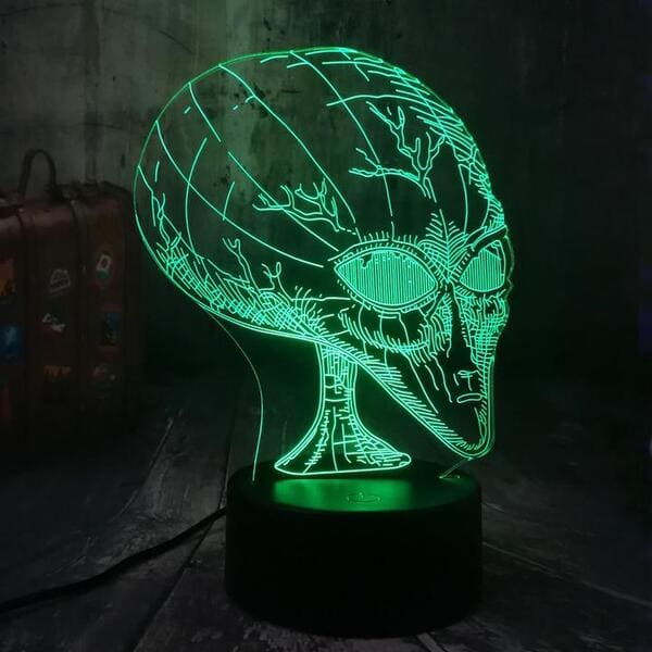 Unbekannte Alien-Lampe