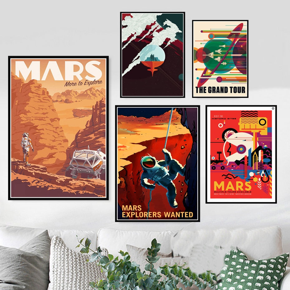 Poster astronauta pronto