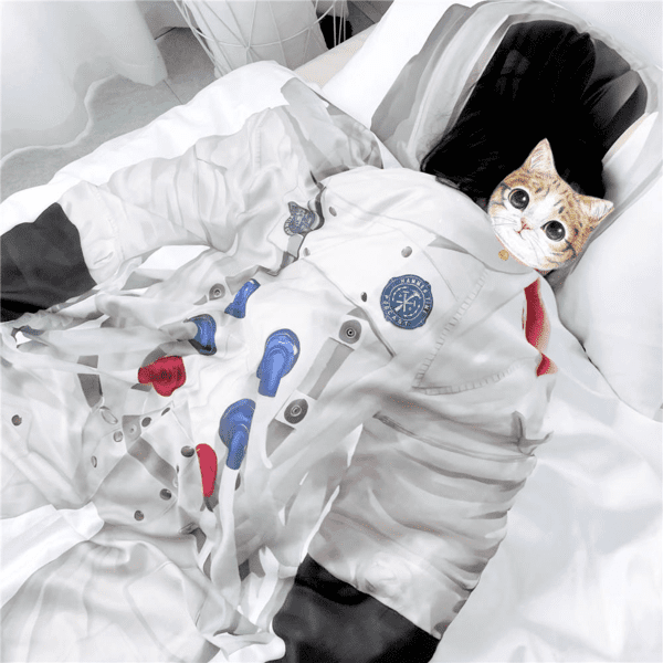 Pussilakana astronautti snurk tyyppi