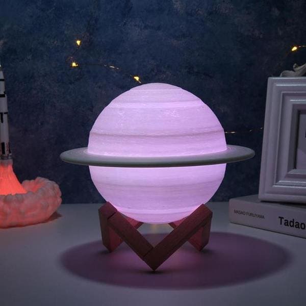 Lampada da comodino Saturn (multicolore)