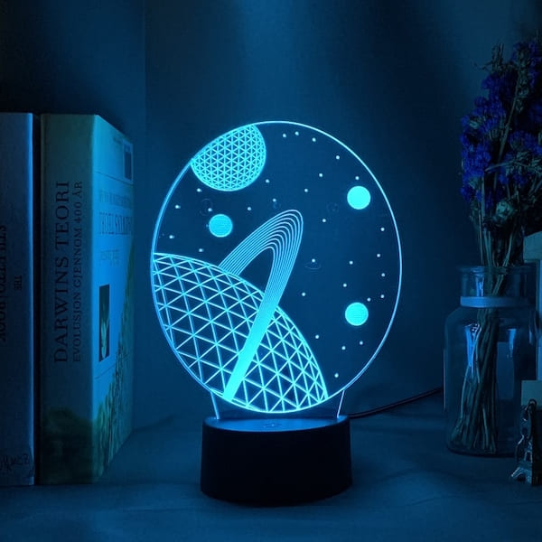 3d-Lampe Planet