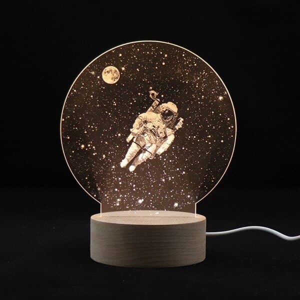 Astronautenlampe Weltraum