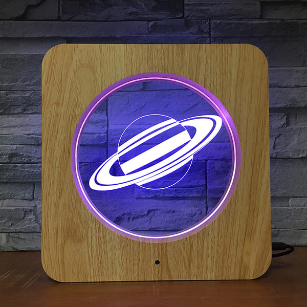 Lampada planetaria a led Saturno