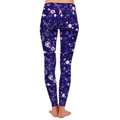 Leggings con stampa spaziale