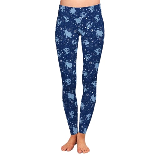 Leggings con stampa spaziale