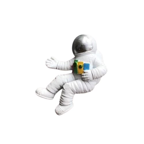 Sittande astronaut magnet