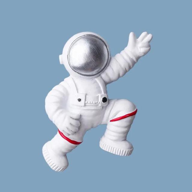 Magnet Astronaut glücklich