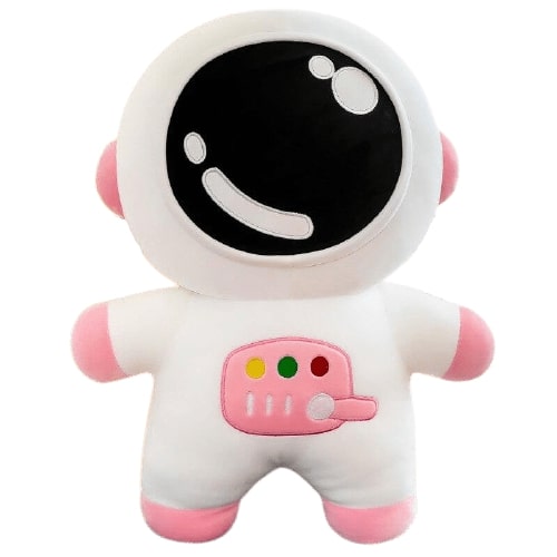 Peluche astronauta rosa