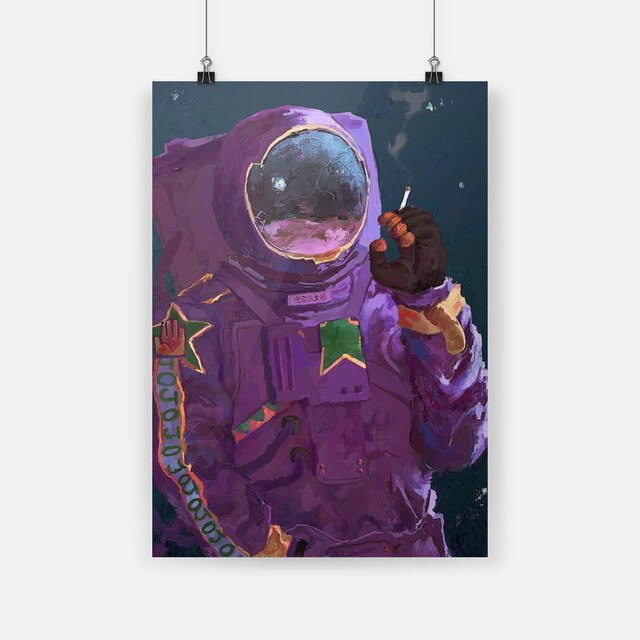 Poster dell'astronauta Jetpack