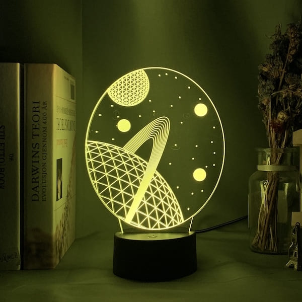 3d-Lampe Planet