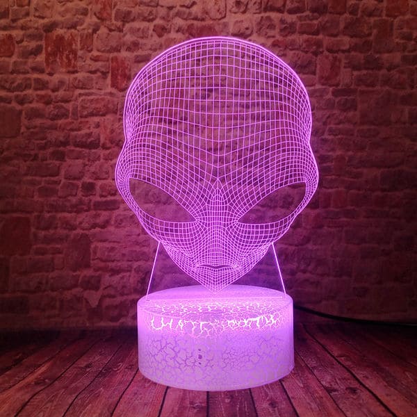 Led-Alien-Lampe