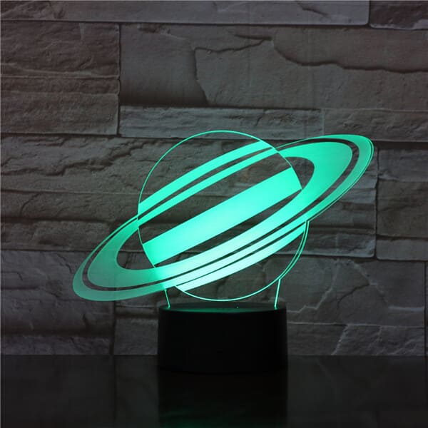 Lampada a forma di pianeta Saturno