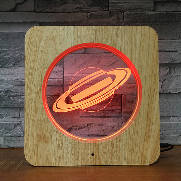 Lampada planetaria a led Saturno