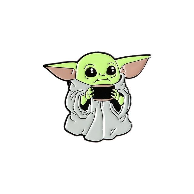 Spille della confezione Baby Yoda