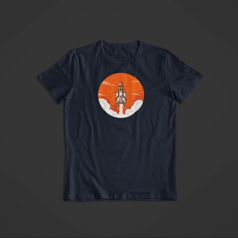 T-Shirt Rakete Space Shuttle