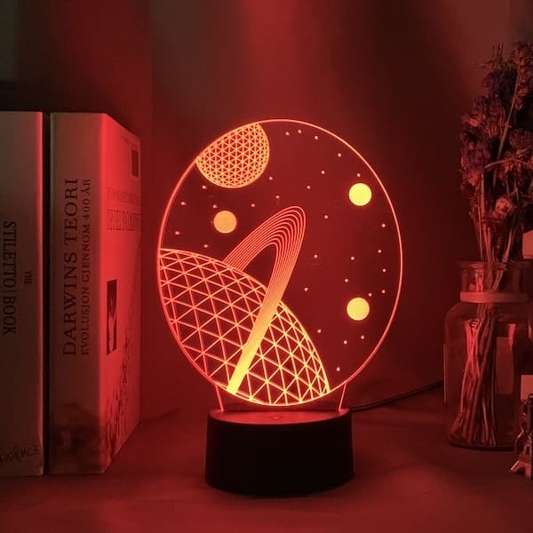 3d-Lampe Planet