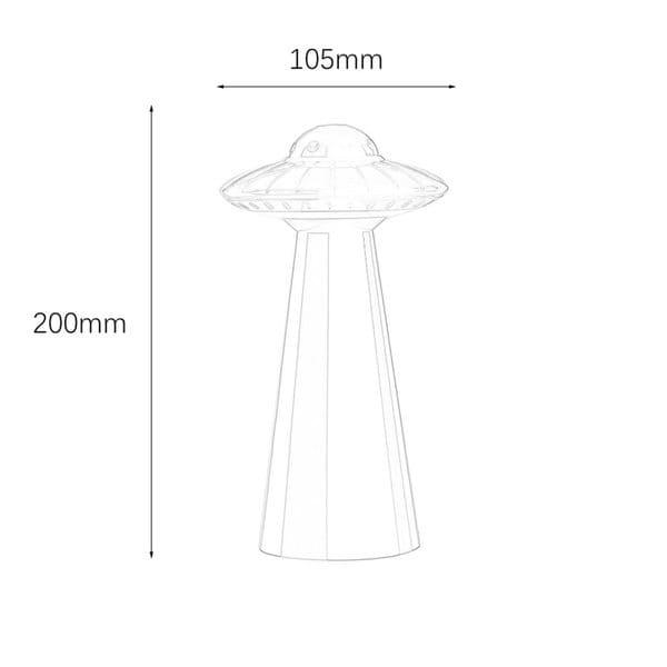 Lampe ufo weiß