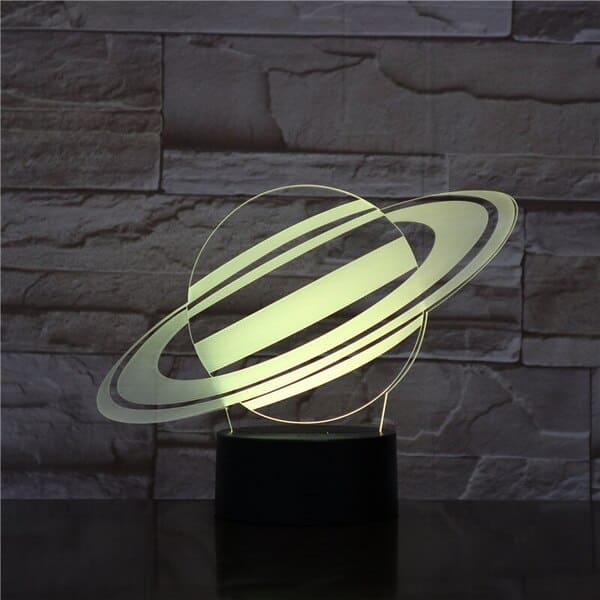 Lampada a forma di pianeta Saturno