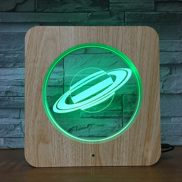 Lampada planetaria a led Saturno