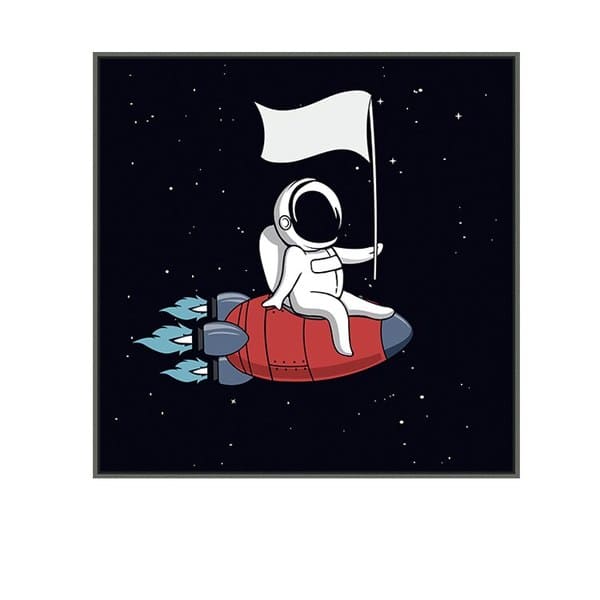 Poster Astronaut Galaxie