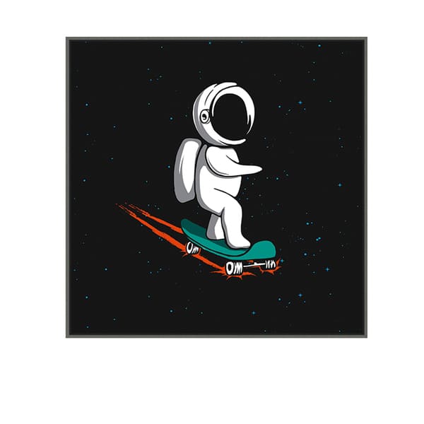 Poster Astronaut Saturn