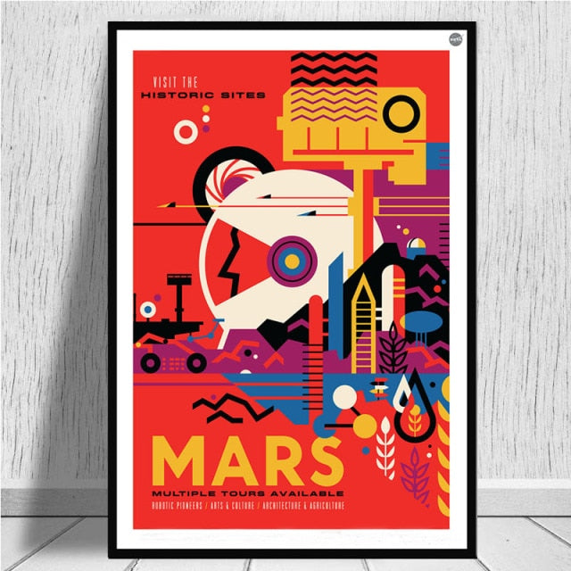 Poster dell'astronauta Marcassin